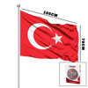 Türk Bayrağı Alpaka Kumaş 70x105cm Bx40
