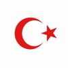 Türk Bayrağı Oto Sticker Kırmızı 23x17 cm