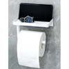 Tuvalet Kağıdı Askılığı - Raflı ve Yapışkanlı - Matkapsız Banyo Aksesuarı