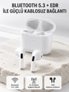 TWS Kablosuz Bluetooth Kulaklık 3 Saat Müzik 4 Saat Konuşma Şarj Kutulu