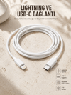 Type-C Ligtning 30W İOS Şarj Kablosu Hızlı Şarj Kablosu