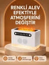 Type-C Şarjlı Kablosuz Hoparlör Beyaz Gürültü ve Atmosfer Işığı