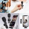Type C Uyumlu İphone Dönüştürücülü Kablosuz Yaka Mikrofonu Android Ve İphone Uyumlu Mini Mikrofon Bx40
