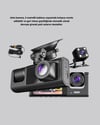 Üç Kameralı Araç İçi Kayıt Sistemi Full HD Gece Görüşlü ve G-Sensör Destekli