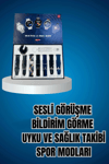 Ucuz Kaliteli Yeni Nesil 7 Kordonlu Akıllı Saat ve Kablosuz Bluetooth Kulaklık ANC Özelliği