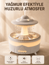 UFO Tasarımlı 350 ML Hava Nemlendirici Renkli Ortam Işığı Yağmur Efektli Difüzör