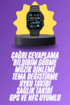 Ultra 3 Kordonlu Amoled Ekran Akıllı Saat Çok Fonksiyonlu Uyku ve Sağlık Takibi