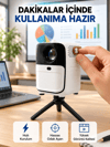 Ultra HD Çözünürlüklü Taşınabilir Projektör – 1920x1080 Piksel Görüntü Kalitesi Yeni Nesil