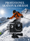 Ultra HD Video Çekimi İçin Profesyonel Aksiyon Kamerası