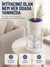 Ultrasonik Hava Nemlendirici Renkli LED Işıklı Sessiz Oda Nemlendirme Cihazı