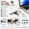 Usb 3.0 Giriş 4ın1 Usb Çoğaltıcı 4 Anahtarlı Port - Hı-speed Usb 3.0 - Usb 2.0 Hub Adaptör Ekd-uh60 Bx40