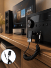 USB Bluetooth AUX Ses Adaptörü Kablosuz Müzik Aktarım Cihazı