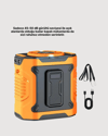 USB Şarjlı Kompakt El ve Boyun Fanı Çok Fonksiyonlu