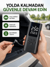 USB Şarjlı Taşınabilir Hava Kompresörü Dijital Ekranlı