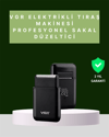 USB Şarjlı Traş Makinesi – Piston + Ağ Başlık, 600 mAh Batarya
