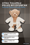 Uyku Tulumlu Yumuşak Peluş Ayıcık Oyuncak 40 cm 0,295 kg Hediye İçin Sevimli BX-313536