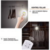 Uzaktan Kumandalı Yapışkanlı Led Spot Lamba Bx40