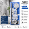 Vakumlu - Krom Lux Sürgülü Duş Seti Bx40