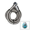 Vakumlu   Metal Yaylı  Duş Hortumu Vakumlu 150cm Bx40
