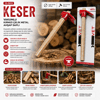 Vakumlu Kırmızı Keser Ahşap Saplı Bx40