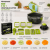 Vegetable Cutter Hazneli 9ın1 Çok Fonksiyonlu Sebze Dilimleyici - Kesici - Doğrayıcı Seti Dp-901 Bx40