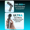 Violent Turbo Jet Fan Süpürge Özellikli 130000rpm Ultra Güçlü Motor Güçlü Vakum 4000mah Bataryalı F1
