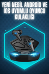 Wireless Kulaklık Mikrofonlu Bluetooth Oyuncu Kulaklığı