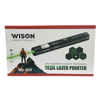 Wison Ws-503 100mw 3.7v 3200 Mah Desen Başlıklı Şarjlı Yeşil Lazer Pointer Bx40