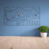 Yazılabilir Türkiye Haritası Manyetik Duvar Stickerı 110 X 56 Cm Bx40