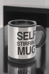 Yazılı Mug Kupa Karıştırıcı Özelliği Ve Paslanmaz Çelik