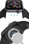Yeni Model Akıllı Saat Dokunmatik Ekran Unisex Amoled Ekran 44 mm