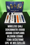 Yeni Nesil Akıllı Saat 2024 Model Uyku ve Sağlık Takibi Bluetooth Bağlantılı