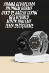 Yeni Nesil Akıllı Saat Çağrı Cevaplayabilen Plastik 47 Mm Uyumlu Kordon