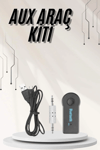 Yeni Nesil Bluetooth Aux Araç Kiti Siyah TV Tablet Telefon Araç Araba