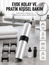 Yeni Nesil Profesyonel Şarjlı Saç Sakal Tıraş Makinesi Ayarlanabilir 4 Taraklı