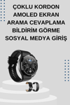 Yeni Nesil Sesli Görüşme Akıllı Saat ve Powerbank Çoklu Şarj Girişli Bluetooth Kulaklık Nabız Ölçer