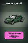Yeşil Renkli 1/64 Ölçek Bentley Batur Diecast Model Araba - Koleksiyonluk Tekli Paket BX-313340