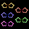 Yıldız Glow Gözlük - Yıldız Şekilli Glow Stick Gözlüğü - Glow Partisi Gözlük 12 Adet Bx40