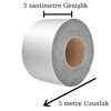 Yüksek Sıcaklık Dayanan Su Geçirmez Çatı Boru Duvar Çatlak Onarıcı Yapışkan Bant Folyo 5 Cm Bx40