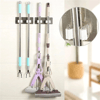 Yumurcak Shop® Pratik Organizer 4lü Yapışkanlı Fırça Paspas Mop Fırça Sabitleyici Ergonomik Alet Aparatı