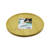Yuvarlak=24.5cm Ayaklı=4cm Kenarlı Yüzey Ahşap Bambu Sunum Tepsisi - Mini Sofra Bx40