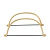 Ahşap Çanta Sapı - Yarım Oval 21.5 Cm