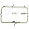 Antik Metal Çanta Bursu 28.5 Cm