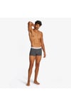 3 Parça Trunk Print Erkek Gri/Haki/Lacivert Boxer