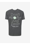 Baskılı Siyah Erkek T-Shirt DM0DM18980BDS