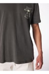Baskılı Siyah Erkek T-Shirt DM0DM18980BDS