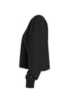 Bisiklet Yaka Siyah Kadın Sweatshırt DW0DW16393BDS