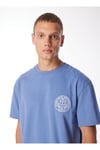 Düz Mavi Erkek T-Shirt DM0DM18578C6C
