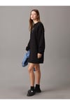 EMBROIDERED MONOLOGO CREW DRESS