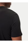Erkek %100 Pamuklu Yuvarlak Yakalı Göğsünde CK Logolu Kısa Kollu Siyah T-Shirt LV04RC859G-UB1
